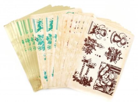 cca 1980-1990 Karácsonyi matricák, retró trafikáru, összesen kb. 80 db