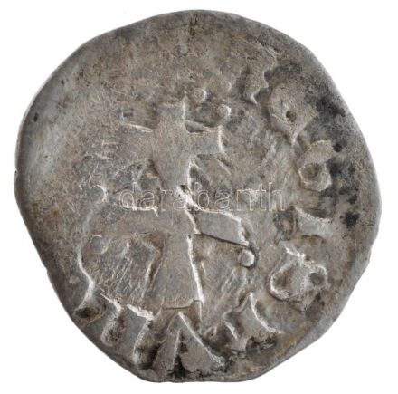1373-1382. Denár Ag 'I. Lajos' (0,59g) T:2- Hungary 1373-1382. Denar Ag 'Louis I' (0,59g) C:VF Huszár: 547., Unger I.: 432.h