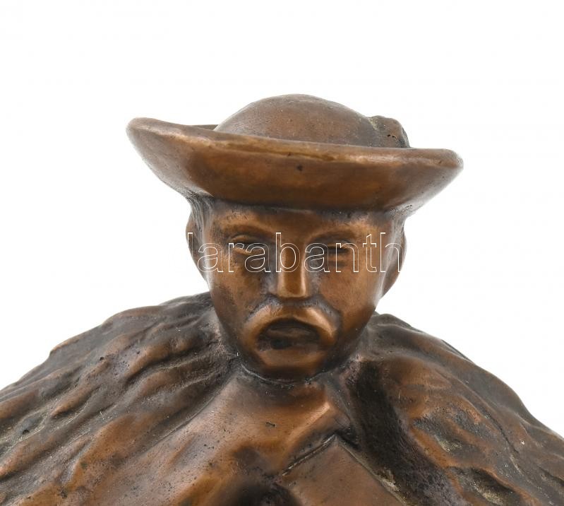 Somogyi Árpád (1926-2008): Juhász. Bronz, jelzett, m: 20 cm - Image 2