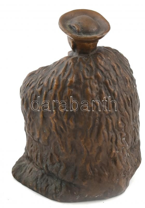 Somogyi Árpád (1926-2008): Juhász. Bronz, jelzett, m: 20 cm - Image 3