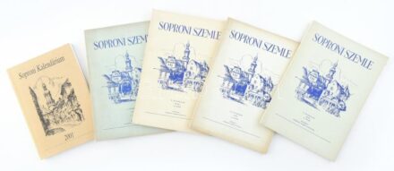 1956 A Soproni szemle 4 db száma + Soproni Kalendárium