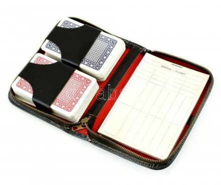 Piatnik rummy kártya készlet tokkal, felírólappal, tollal