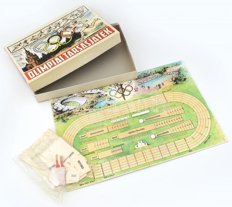 Olimpiai társasjáték retró játék
