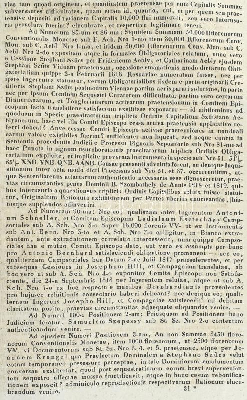 1837 Pest, A főméltóságú királyi udvari fő-törvényszékeken 1837. esztendő szentmártoni törvényszakasz alatt hozott és kihirdetett ítéletek, 92p - Image 3