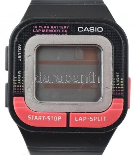 Casio retro analóg óra. Elem nélkül, gumi szíjjal 35x38 mm