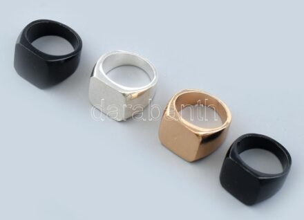 4 db acél férfi gyűrű.