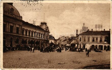 1920 Nyitra, Nitra; Námestie / Piac, üzletek / market, shops (EK)