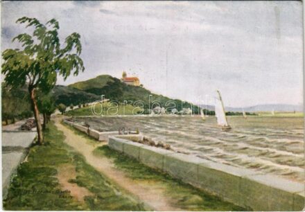 1941 Tihany, Balaton part. Hoffmann Ferenc kiadása s: R. Barabás Gizella