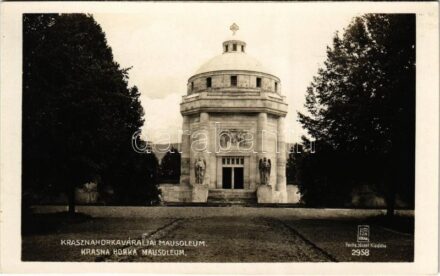 Krasznahorkaváralja, Krásnohorské Podhradie; Andrássy mauzóleum. Fuchs József 2958. / mausoleum