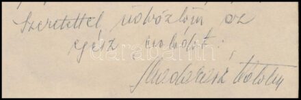 1965 Madarász Katalin 2 oldalas levele rajongójának