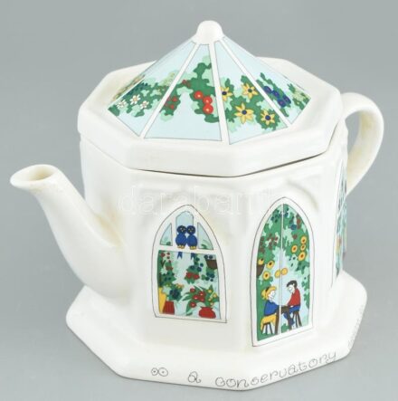 Wade English life teapots angol teás kanna rajzokkal. Matricás jelzett, hibátlan 13 cm