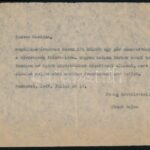 1948 Kozma Lajosné Fuchs Elza (1909-1948) Kozma Lajos temetésével kapcsolatos 'fáradtságos és jóindulatú közbenjárásait és... a ravatalnál elmondott beszédét' megköszönő sorai Major Máté (1904-1986) Kossuth-díjas építész - Image 3