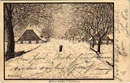 Mnísek v Krusnych horách, Einsiedel; Weg in die Eisamkeit s: Erich W. Eiland (EK)