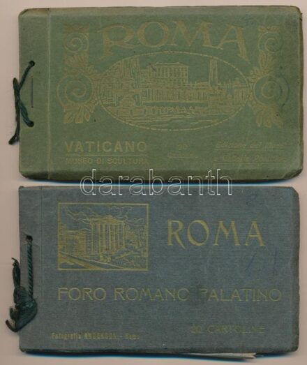 Roma - Vaticano - 2 pre-1945 postcard booklets