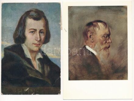 20 db MODERN híres emberes motívum képeslap / 20 modern motive postcards in mixed quality: famous people
