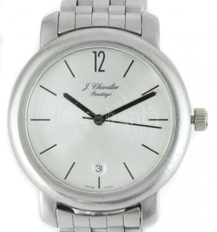 Chevalier Prestige férfi karóra, automata szerkezettel, működik, kopott, dobozban, d:40mm