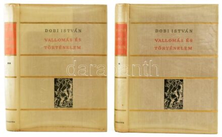 Dobi István: Vallomás és történelem. I-II. köt. Bp., 1962., Kossuth. A borítón Derkovits Gyula munkájával. Kiadói egészvászon-kötés, a borítón műanyag védőfoliával.