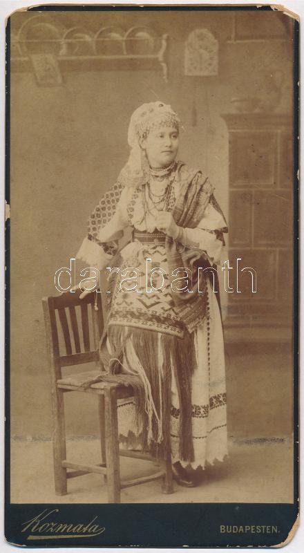Lafrankó Mária 1883-1933), Szemere Árpád (1878-1933) operaénekes, kormányfőtanácsos, az Operaház főrendezőjének felesége 21x12 cm