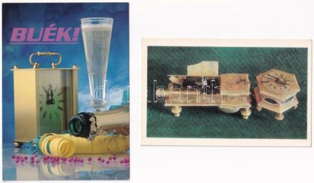 ÓRÁK - 38 db modern képeslap / CLOCKS - 38 modern postcards