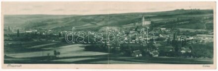 Magyarszék, látkép. Máté fényképész kiadása. kihajtható panorámalap / folding panoramacard (EK)