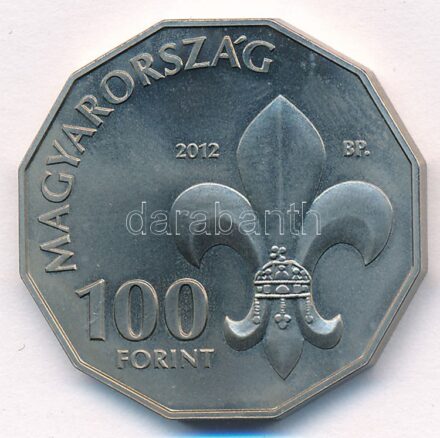 2012. 100Ft Cu-Ni '100 éves a Magyar Cserkészszövetség' T:BU