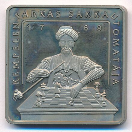 2002. 500Ft Cu-Ni 'Kempelen Farkas Sakkautomatája' T:1 (eredetileg PP) Adamo EM181