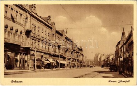 Debrecen, Ferenc József út, üzletek (EK)