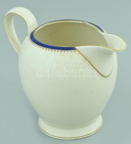 Edelstein jelzett tejkiöntő, porcelán, kopott, csorba, m:10cm