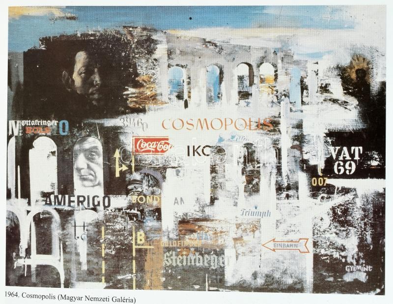 Szabó György - Gyémánt László: Dialóg és monológ. Bp., 1995, DFC Kiadó. Második kiadás. Gazdag képanyaggal illusztrálva. Kiadói kartonált papírkötés. Gyémánt László (1935- ) festőművész által DEDIKÁLT példány. - Image 3