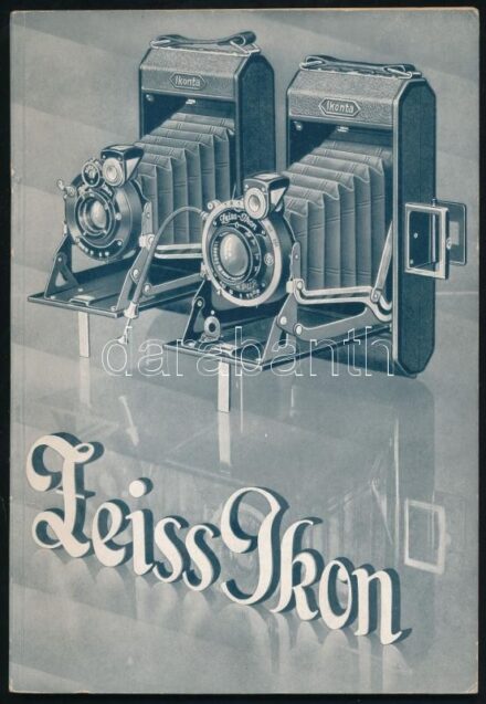 Zeiss Ikon C 352. b. sz. ismertető fényképezőkészülékek és azok tartozékairól. 1930. Dresden, 1930, Zeiss Ikon A.G., 80 p. Zeiss árukatalógus gazdag fekete-fehér képanyaggal, benne fényképezőgépekkel, kinematográfiai