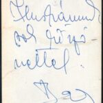 Lukács Margit (1914-2002) színésznő autográf dedikálással ellátott fotó 9x12 cm - Image 2