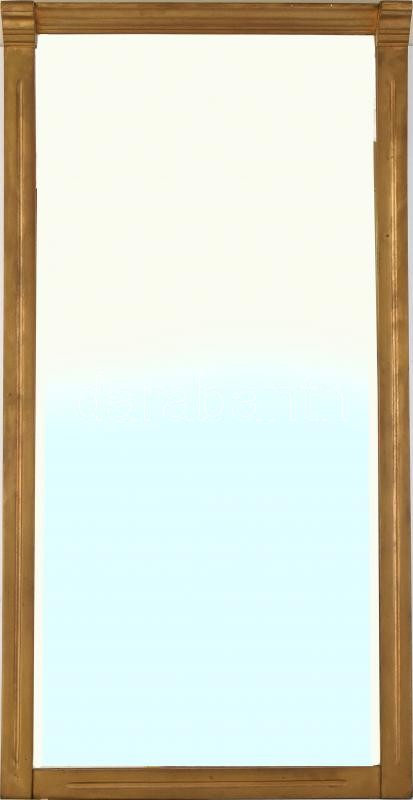 Fali tükör, fa kerettel, sérülésekkel 56x106 cm