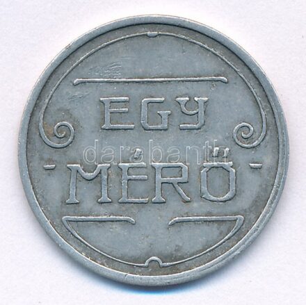 ~1909-1918. 'Egy mérő / Főherczegi Gazdasági Intézőség Bokroshát' Al bárca T:2- Hungary ~1909-1918. 'Egy mérő (One unit) / Főherczegi Gazdasági Intézőség Bokroshát' Al token C:VF