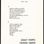 Záray-Vámosi énekes pár aláírt fotója 16x12 cm - Image 2