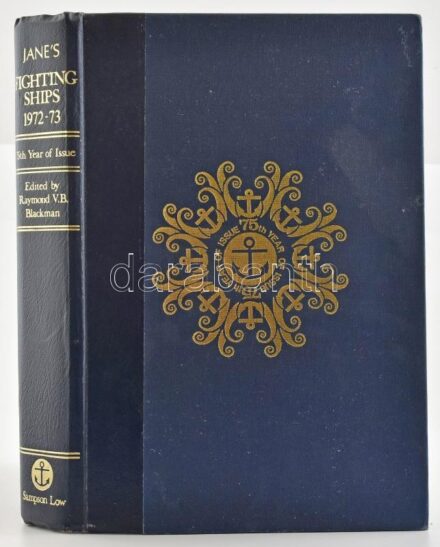Jane's Fighting Ships. 1972/73 edition. Szerk.: Raymond V. B. Blackman. London, 1972, Jane's Yearbooks, 745 p. Gazdag fekete-fehér képanyaggal. Angol nyelven. Kiadói aranyozott egészvászon-kötés.