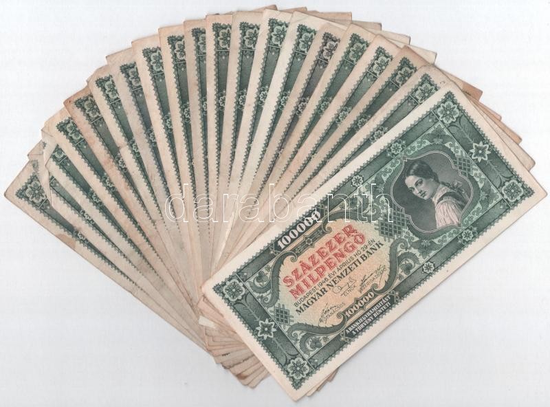 1946. 100.000MP (20x) T:III,III- Adamo P30