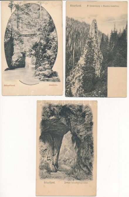 Biharfüred, Stana de Vale, Stina de Vale; 6 db régi képeslap / 6 pre-1900 postcards
