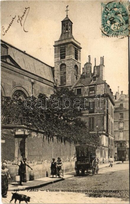 1904 Paris, L'Église Notre-Dame-des-Blancs-Manteaux / church (EK)