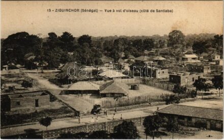 Ziguinchor, Vue a vol d'oiseau (cote de Santiaba) / general view