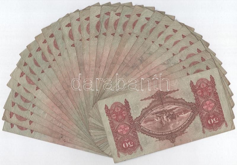 1932. 50P (30x) T:III,III- Adamo P14 - Image 2