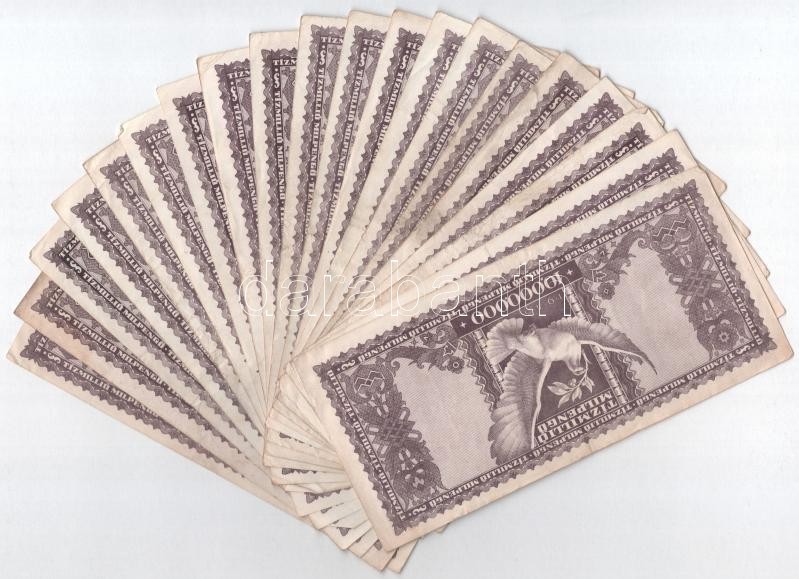 1946. 10.000.000MP (20db) T:III,III- Adamo P32 - Image 2