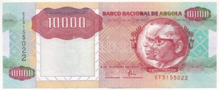 Angola 1991. 10.000K T:III Angola 1991. 10.000 Kwanzas C:F Krause P#131