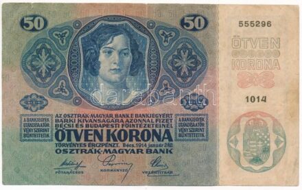 1914. 50K '1078 975611' T:III Adamo K24