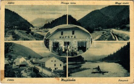 1941 Majdánka, Majdan; Hegy, tutajosok, Hangya üzlete és saját kiadása / mountain, rafters, cooperative shop (Rb)