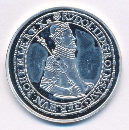 DN 'Magyar tallérok utánveretben - Rudolf tallérja 1601' Ag emlékérem (20,02g/0.999/38,6mm) T:PP fo.