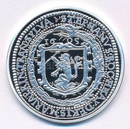 DN 'Magyar tallérok utánveretben - Bocskai István tallérja 1605' Ag emlékérem (20g/0.999/38,6mm) T:PP