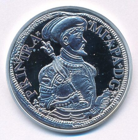 DN 'Magyar tallérok utánveretben - Apafi Mihály tallérja 1663' Ag emlékérem (20g/0.999/38,6mm) T:PP apró fo.