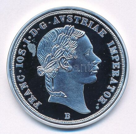 DN 'Magyar tallérok utánveretben - Ferenc József ifjúkori tallérja 1853' Ag emlékérem (20g/0.999/38,6mm) T:PP fo.