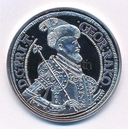 DN 'Magyar tallérok utánveretben - II. Rákóczi György tallérja 1651' Ag emlékérem (20g/0.999/38,6mm) T:PP halvány patina