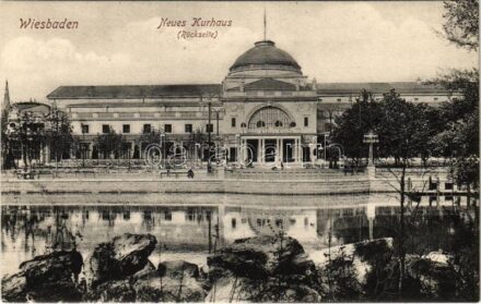 Wiesbaden, Neues Kurhaus (Rückseite) / spa, bath
